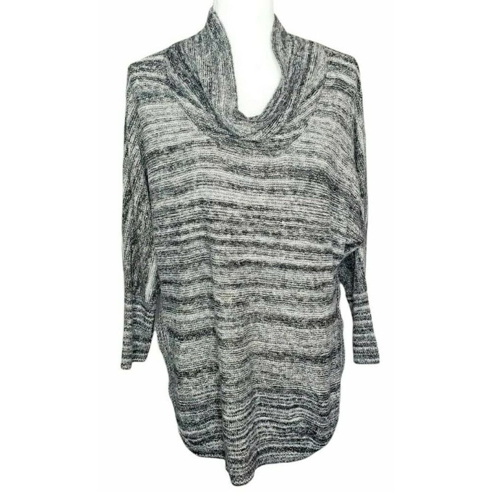 Field And Flower Spacedye Cowl Neck Tunic Sweater